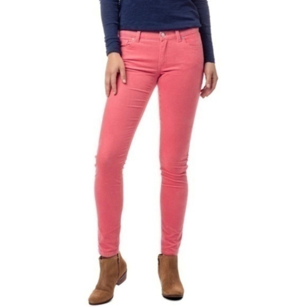 Southern Tide Women’s 28 Desert Rose Pink Resort Corduroy Pants Skinny Jeans 6